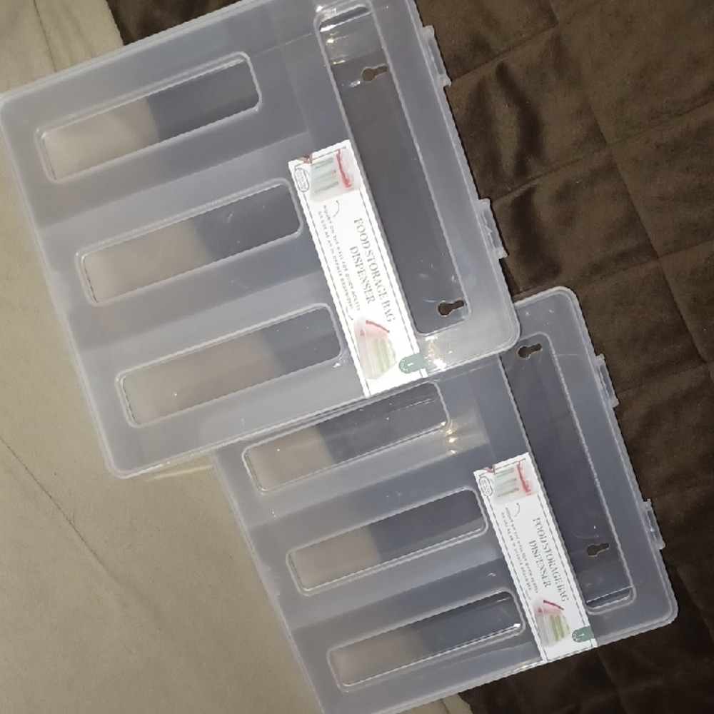 Clear Food Storage Bag Dispensers